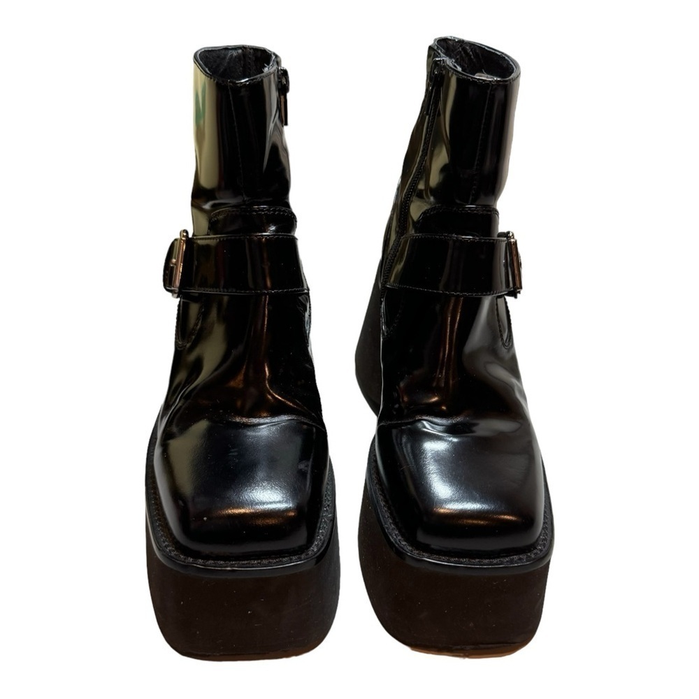 Jeffrey Campbell Wallie Chunky Platform Boots Shoes - Picture 11 of 13